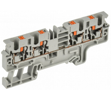 Колодка клеммная CP-MC 4 вывода 4мм2 серая IEK
