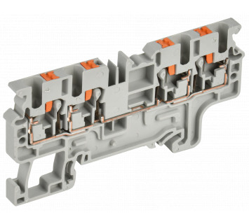 Колодка клеммная CP-MC 4 вывода 2,5мм2 серая IEK