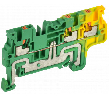 Колодка клеммная CP-MC-PEN заземляющая 3 вывода 1,5мм2 желто-зеленая IEK