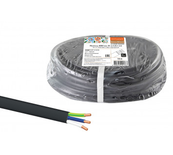 Провод ВВГмб-П нг(А)-LS 3х1,5 220/380 (10м) Народный