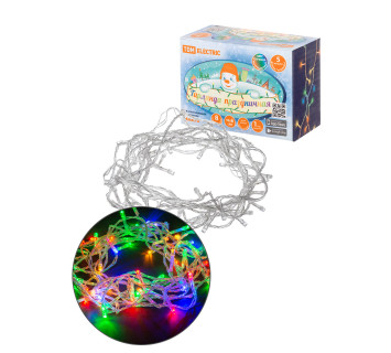 Гирлянда светодиодная СГ50M5, многоцвет., 5м, 8 режимов, 250 В, TDM