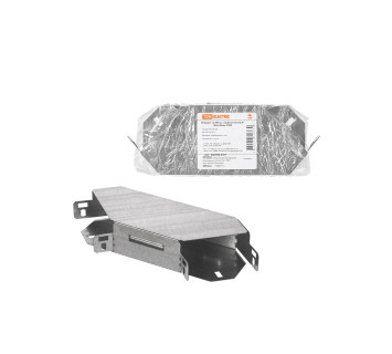 Поворот на 90 град. горизонтальный 50х100 мм TDM