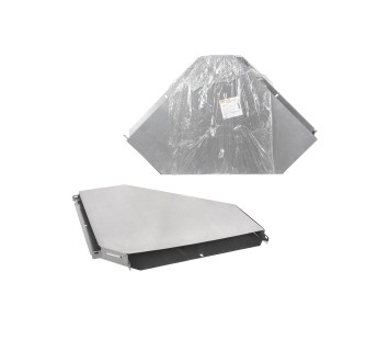 Поворот на 90 град. горизонтальный 50х500 мм TDM