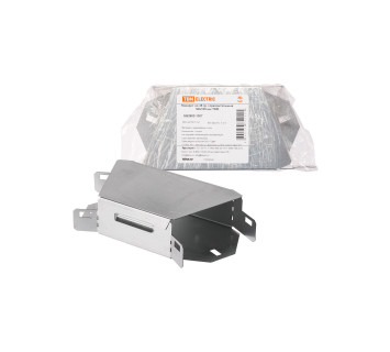 Поворот на 45 град. горизонтальный 50х100 мм TDM