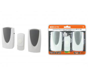 Звонок ЗБР-21/1-36М (беспр., роз., 2 звонка) TDM